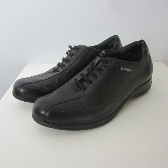 Mephisto | Shoes | Mephisto 65 M Cool Air Black Leather Oxfords Shoe ...